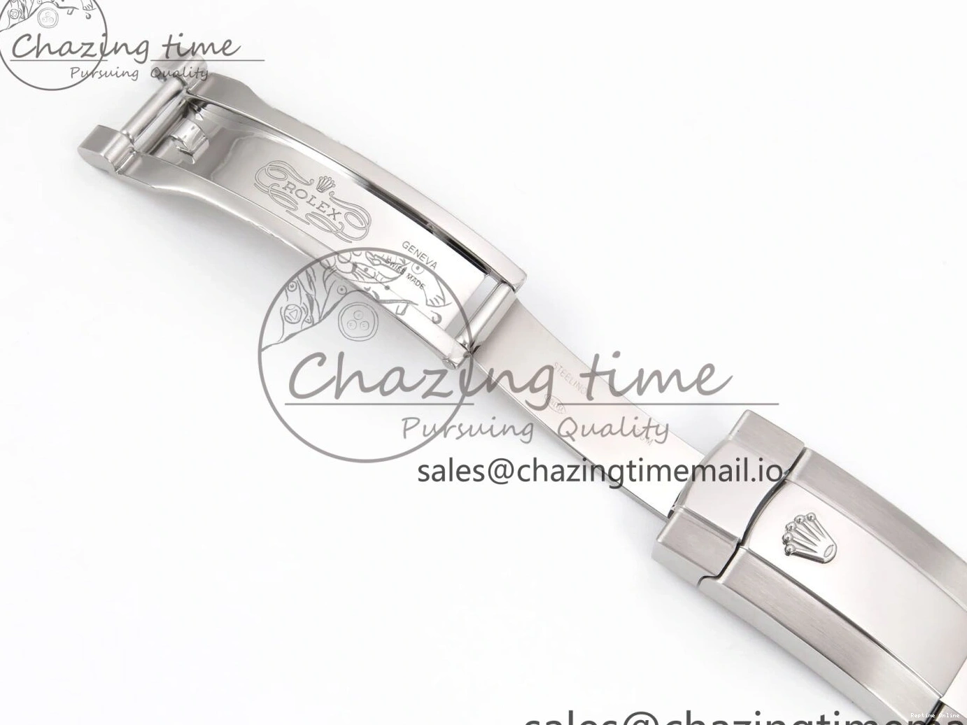 0509 GoodFit DateJust 41 126334 EWEF Best Edition Gray Dial Green Roman on Oyster Bracelet A 1054